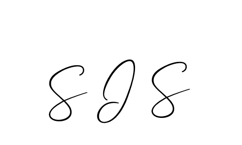 Best and Professional Signature Style for S I S. Allison_Script Best Signature Style Collection. S I S signature style 2 images and pictures png