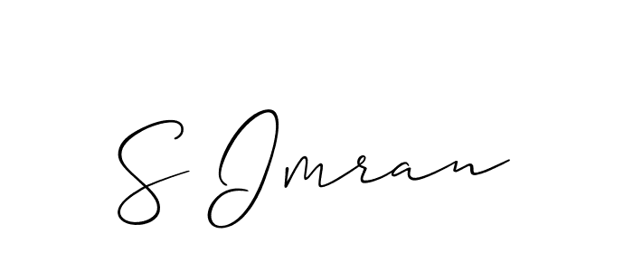 Once you've used our free online signature maker to create your best signature Allison_Script style, it's time to enjoy all of the benefits that S Imran name signing documents. S Imran signature style 2 images and pictures png