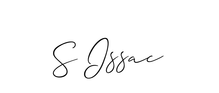 Make a short S Issac signature style. Manage your documents anywhere anytime using Allison_Script. Create and add eSignatures, submit forms, share and send files easily. S Issac signature style 2 images and pictures png