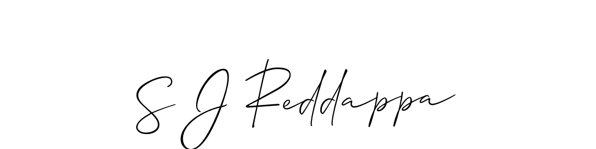 Also You can easily find your signature by using the search form. We will create S J Reddappa name handwritten signature images for you free of cost using Allison_Script sign style. S J Reddappa signature style 2 images and pictures png