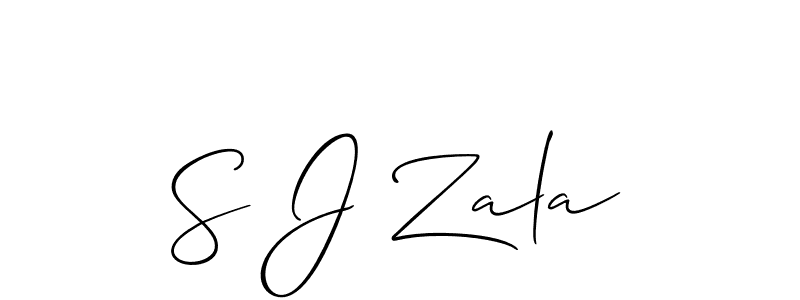 This is the best signature style for the S J Zala name. Also you like these signature font (Allison_Script). Mix name signature. S J Zala signature style 2 images and pictures png