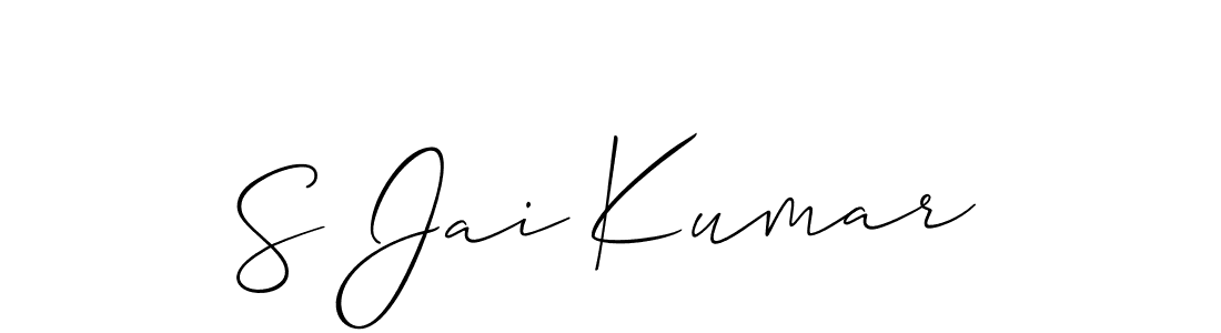 How to Draw S Jai Kumar signature style? Allison_Script is a latest design signature styles for name S Jai Kumar. S Jai Kumar signature style 2 images and pictures png