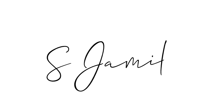 Best and Professional Signature Style for S Jamil. Allison_Script Best Signature Style Collection. S Jamil signature style 2 images and pictures png