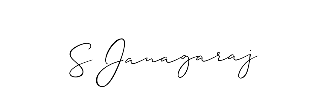 Make a beautiful signature design for name S Janagaraj. Use this online signature maker to create a handwritten signature for free. S Janagaraj signature style 2 images and pictures png
