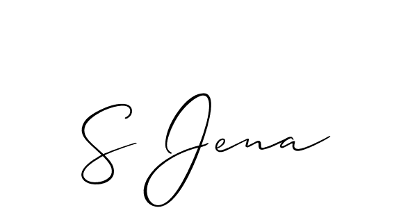 Once you've used our free online signature maker to create your best signature Allison_Script style, it's time to enjoy all of the benefits that S Jena name signing documents. S Jena signature style 2 images and pictures png