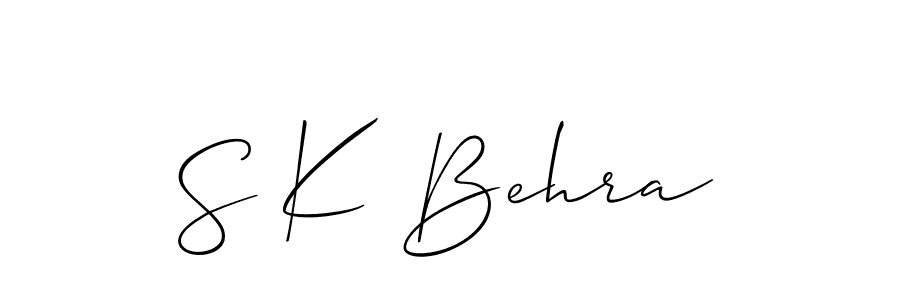 Make a beautiful signature design for name S K Behra. Use this online signature maker to create a handwritten signature for free. S K Behra signature style 2 images and pictures png