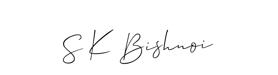 How to Draw S K Bishnoi signature style? Allison_Script is a latest design signature styles for name S K Bishnoi. S K Bishnoi signature style 2 images and pictures png