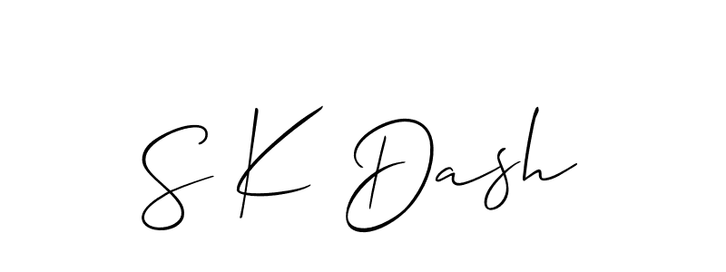 Check out images of Autograph of S K Dash name. Actor S K Dash Signature Style. Allison_Script is a professional sign style online. S K Dash signature style 2 images and pictures png