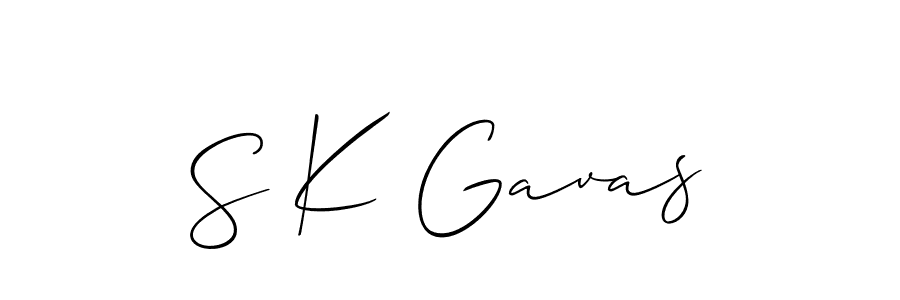 Similarly Allison_Script is the best handwritten signature design. Signature creator online .You can use it as an online autograph creator for name S K Gavas. S K Gavas signature style 2 images and pictures png
