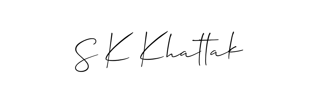 Once you've used our free online signature maker to create your best signature Allison_Script style, it's time to enjoy all of the benefits that S K Khattak name signing documents. S K Khattak signature style 2 images and pictures png