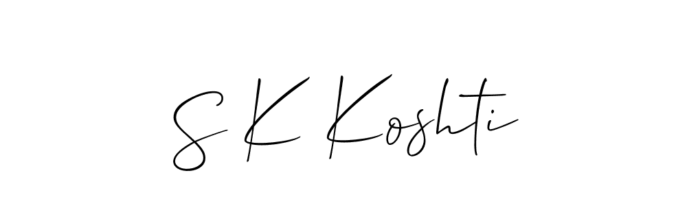 Check out images of Autograph of S K Koshti name. Actor S K Koshti Signature Style. Allison_Script is a professional sign style online. S K Koshti signature style 2 images and pictures png