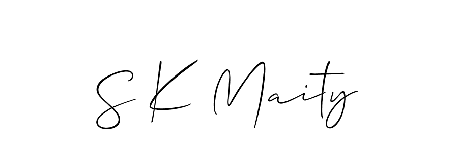 You can use this online signature creator to create a handwritten signature for the name S K Maity. This is the best online autograph maker. S K Maity signature style 2 images and pictures png