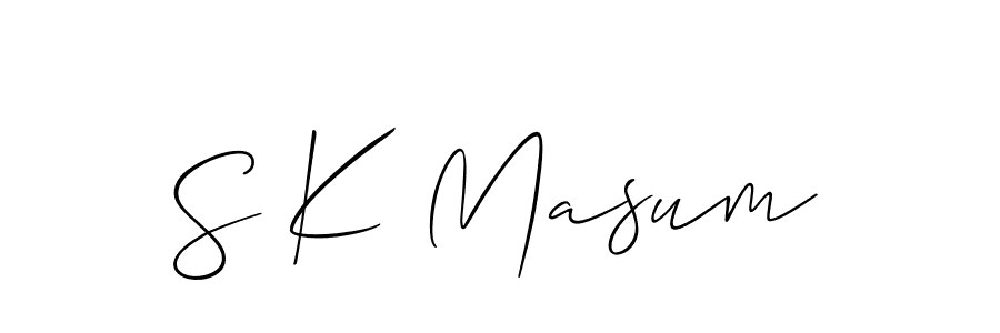 Also we have S K Masum name is the best signature style. Create professional handwritten signature collection using Allison_Script autograph style. S K Masum signature style 2 images and pictures png