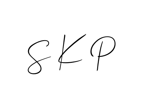 You should practise on your own different ways (Allison_Script) to write your name (S K P) in signature. don't let someone else do it for you. S K P signature style 2 images and pictures png