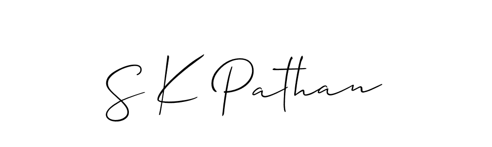 Best and Professional Signature Style for S K Pathan. Allison_Script Best Signature Style Collection. S K Pathan signature style 2 images and pictures png