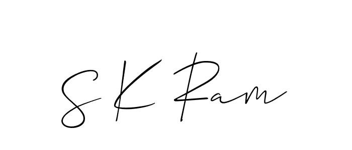 You can use this online signature creator to create a handwritten signature for the name S K Ram. This is the best online autograph maker. S K Ram signature style 2 images and pictures png