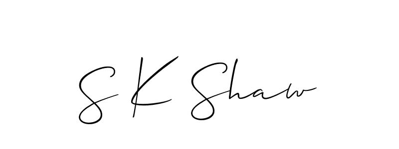 This is the best signature style for the S K Shaw name. Also you like these signature font (Allison_Script). Mix name signature. S K Shaw signature style 2 images and pictures png