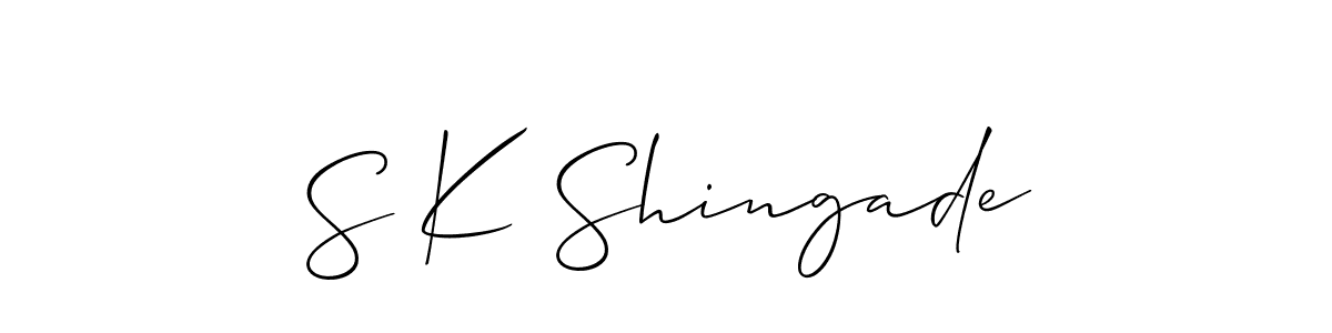 Here are the top 10 professional signature styles for the name S K Shingade. These are the best autograph styles you can use for your name. S K Shingade signature style 2 images and pictures png
