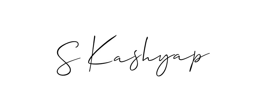 Once you've used our free online signature maker to create your best signature Allison_Script style, it's time to enjoy all of the benefits that S Kashyap name signing documents. S Kashyap signature style 2 images and pictures png