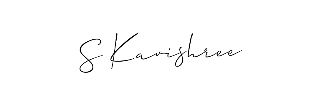 Make a short S Kavishree signature style. Manage your documents anywhere anytime using Allison_Script. Create and add eSignatures, submit forms, share and send files easily. S Kavishree signature style 2 images and pictures png