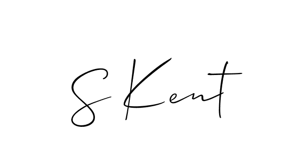 This is the best signature style for the S Kent name. Also you like these signature font (Allison_Script). Mix name signature. S Kent signature style 2 images and pictures png