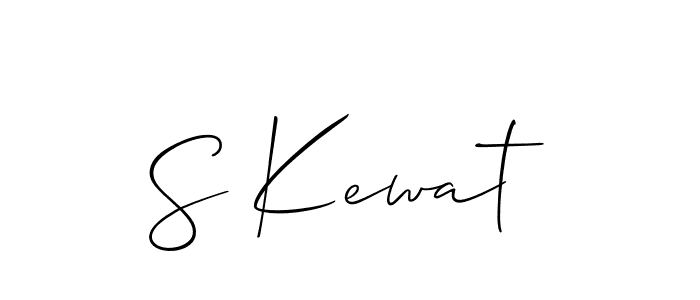 It looks lik you need a new signature style for name S Kewat. Design unique handwritten (Allison_Script) signature with our free signature maker in just a few clicks. S Kewat signature style 2 images and pictures png