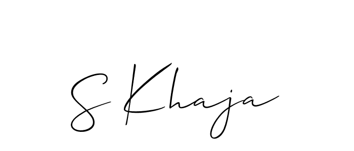 Make a short S Khaja signature style. Manage your documents anywhere anytime using Allison_Script. Create and add eSignatures, submit forms, share and send files easily. S Khaja signature style 2 images and pictures png