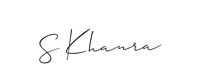 You can use this online signature creator to create a handwritten signature for the name S Khanra. This is the best online autograph maker. S Khanra signature style 2 images and pictures png