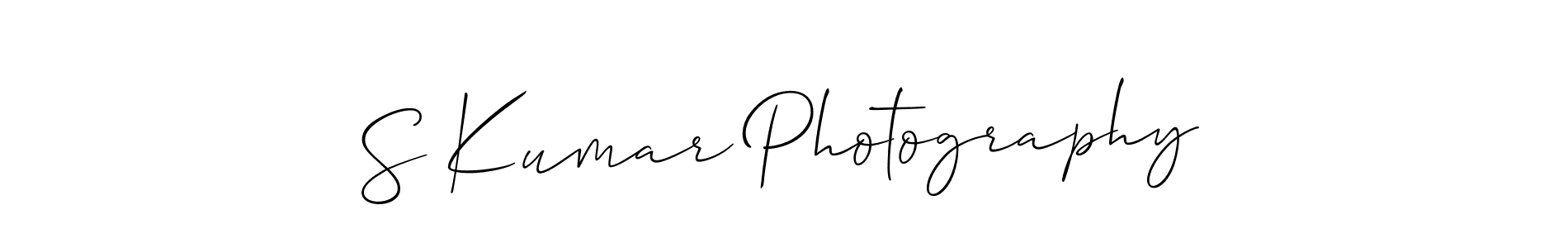 Similarly Allison_Script is the best handwritten signature design. Signature creator online .You can use it as an online autograph creator for name S Kumar Photography. S Kumar Photography signature style 2 images and pictures png