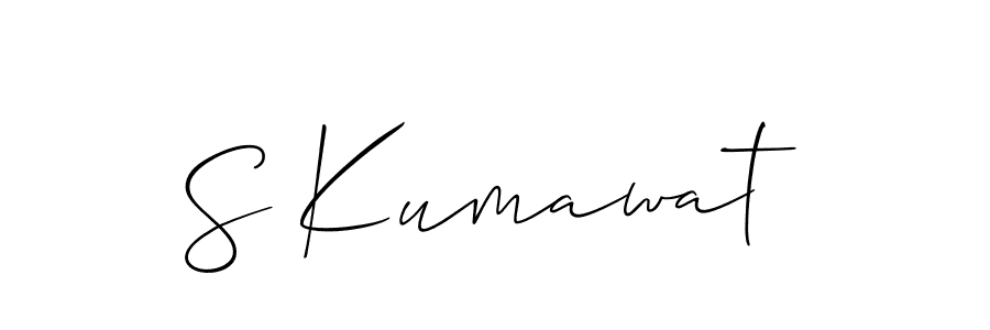 Once you've used our free online signature maker to create your best signature Allison_Script style, it's time to enjoy all of the benefits that S Kumawat name signing documents. S Kumawat signature style 2 images and pictures png