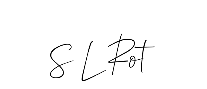 Once you've used our free online signature maker to create your best signature Allison_Script style, it's time to enjoy all of the benefits that S L Rot name signing documents. S L Rot signature style 2 images and pictures png