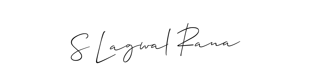Here are the top 10 professional signature styles for the name S Lagwal Rana. These are the best autograph styles you can use for your name. S Lagwal Rana signature style 2 images and pictures png