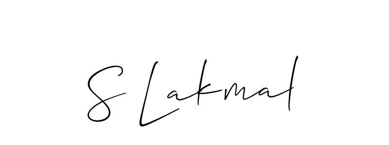 It looks lik you need a new signature style for name S Lakmal. Design unique handwritten (Allison_Script) signature with our free signature maker in just a few clicks. S Lakmal signature style 2 images and pictures png