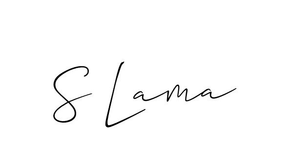 This is the best signature style for the S Lama name. Also you like these signature font (Allison_Script). Mix name signature. S Lama signature style 2 images and pictures png