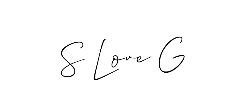 This is the best signature style for the S Love G name. Also you like these signature font (Allison_Script). Mix name signature. S Love G signature style 2 images and pictures png