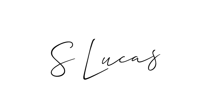 This is the best signature style for the S Lucas name. Also you like these signature font (Allison_Script). Mix name signature. S Lucas signature style 2 images and pictures png