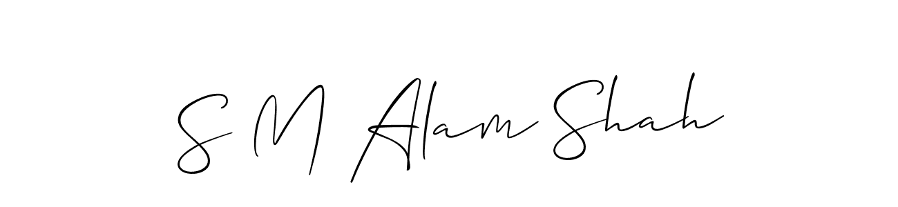 Here are the top 10 professional signature styles for the name S M Alam Shah. These are the best autograph styles you can use for your name. S M Alam Shah signature style 2 images and pictures png