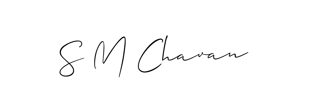Here are the top 10 professional signature styles for the name S M Chavan. These are the best autograph styles you can use for your name. S M Chavan signature style 2 images and pictures png
