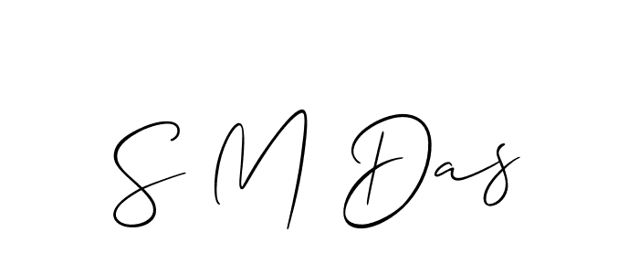 S M Das stylish signature style. Best Handwritten Sign (Allison_Script) for my name. Handwritten Signature Collection Ideas for my name S M Das. S M Das signature style 2 images and pictures png