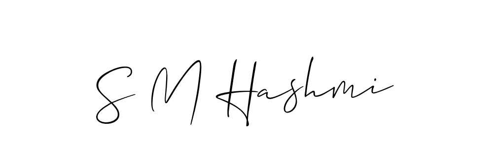 Make a beautiful signature design for name S M Hashmi. Use this online signature maker to create a handwritten signature for free. S M Hashmi signature style 2 images and pictures png