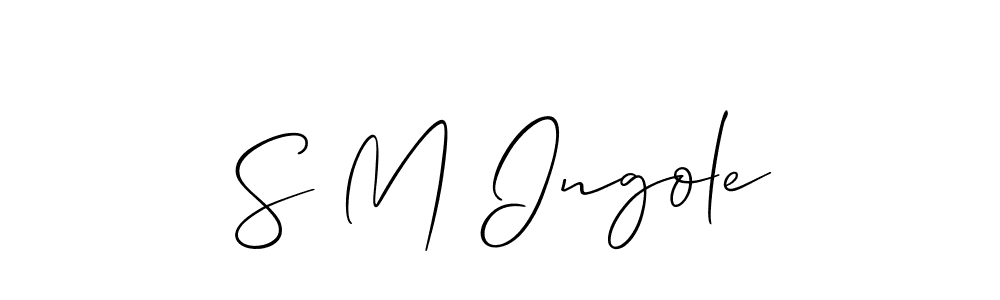 Once you've used our free online signature maker to create your best signature Allison_Script style, it's time to enjoy all of the benefits that S M Ingole name signing documents. S M Ingole signature style 2 images and pictures png