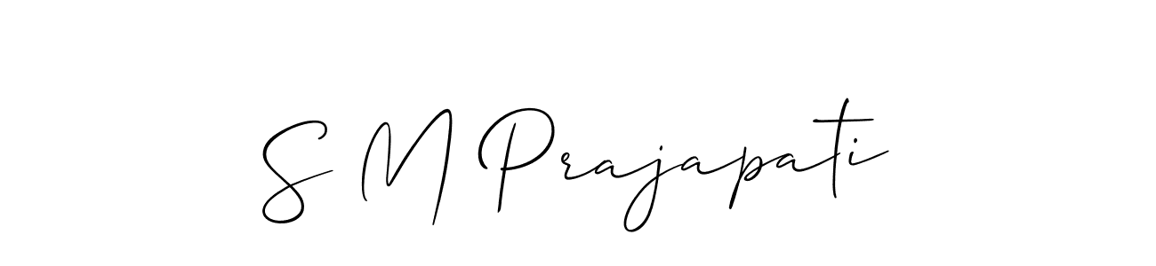 Make a beautiful signature design for name S M Prajapati. Use this online signature maker to create a handwritten signature for free. S M Prajapati signature style 2 images and pictures png