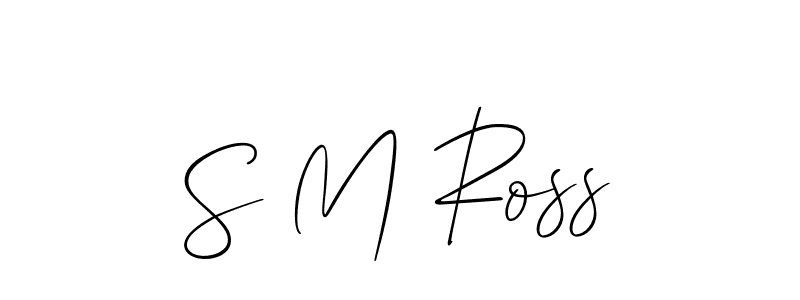 You should practise on your own different ways (Allison_Script) to write your name (S M Ross) in signature. don't let someone else do it for you. S M Ross signature style 2 images and pictures png
