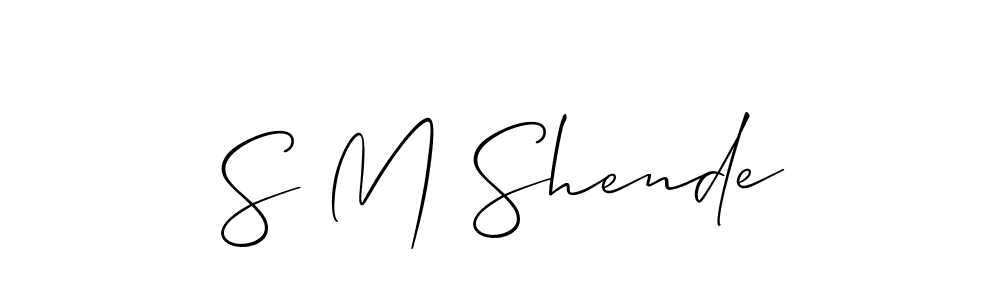 Check out images of Autograph of S M Shende name. Actor S M Shende Signature Style. Allison_Script is a professional sign style online. S M Shende signature style 2 images and pictures png