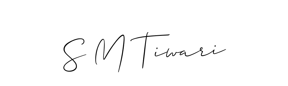 Here are the top 10 professional signature styles for the name S M Tiwari. These are the best autograph styles you can use for your name. S M Tiwari signature style 2 images and pictures png