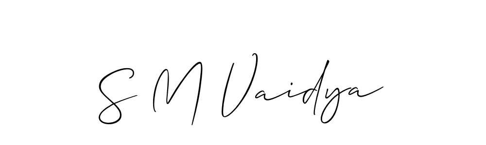 Check out images of Autograph of S M Vaidya name. Actor S M Vaidya Signature Style. Allison_Script is a professional sign style online. S M Vaidya signature style 2 images and pictures png