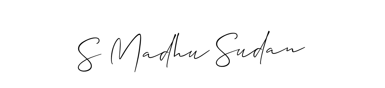 Once you've used our free online signature maker to create your best signature Allison_Script style, it's time to enjoy all of the benefits that S Madhu Sudan name signing documents. S Madhu Sudan signature style 2 images and pictures png