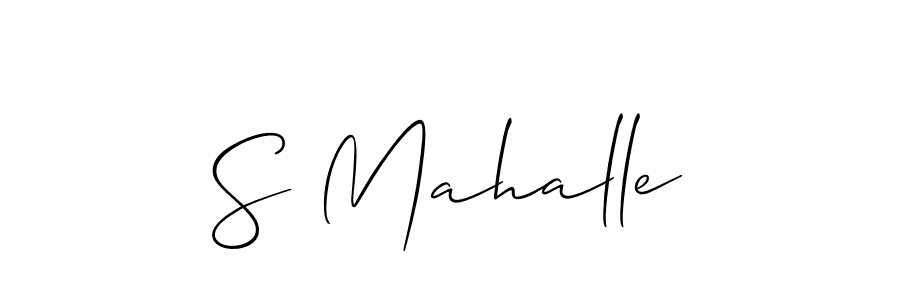 Once you've used our free online signature maker to create your best signature Allison_Script style, it's time to enjoy all of the benefits that S Mahalle name signing documents. S Mahalle signature style 2 images and pictures png