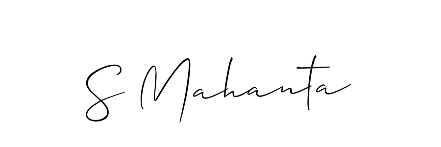 Once you've used our free online signature maker to create your best signature Allison_Script style, it's time to enjoy all of the benefits that S Mahanta name signing documents. S Mahanta signature style 2 images and pictures png