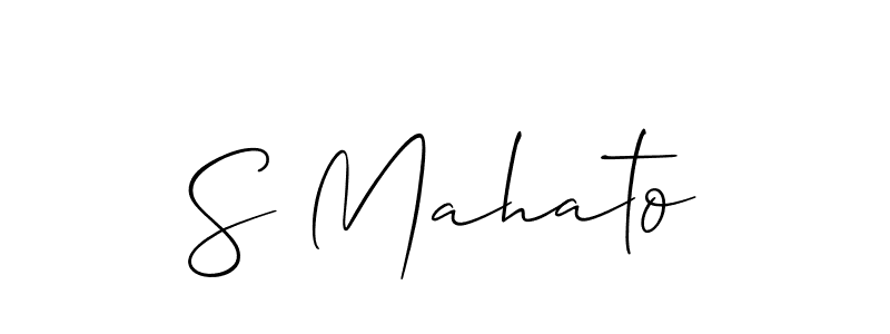 You can use this online signature creator to create a handwritten signature for the name S Mahato. This is the best online autograph maker. S Mahato signature style 2 images and pictures png